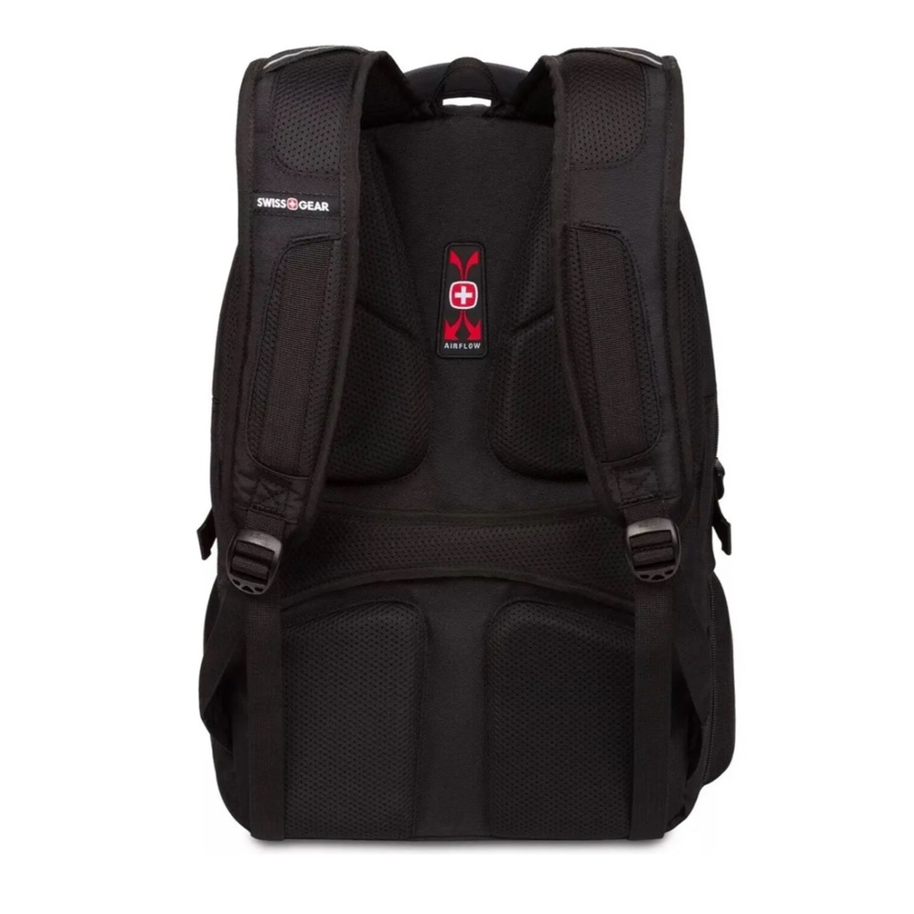 Swiss Gear black TSA travel friendly Scan Smart laptop gear all-in-one backpack - Picture 2 of 16